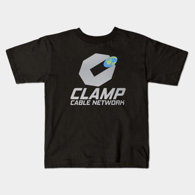 CLAMP CABLE NETWORK Kids T-Shirt by Clobberbox